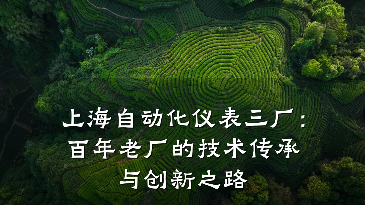 上海自动化仪表三厂:百年老厂的技术传承与创新之路