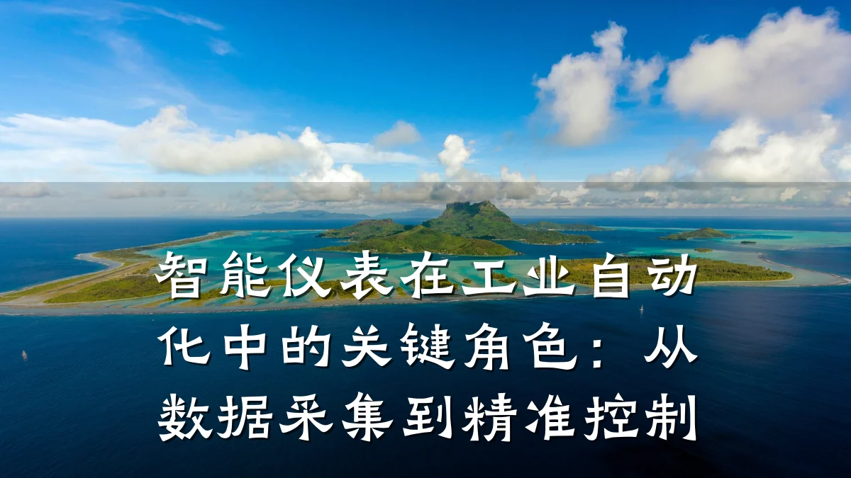 智能仪表在工业自动化中的关键角色:从数据采集到精准控制