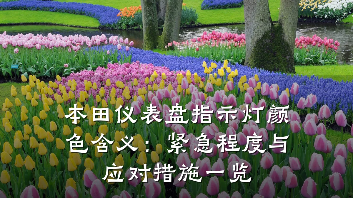 本田仪表盘指示灯颜色含义:紧急程度与应对措施一览