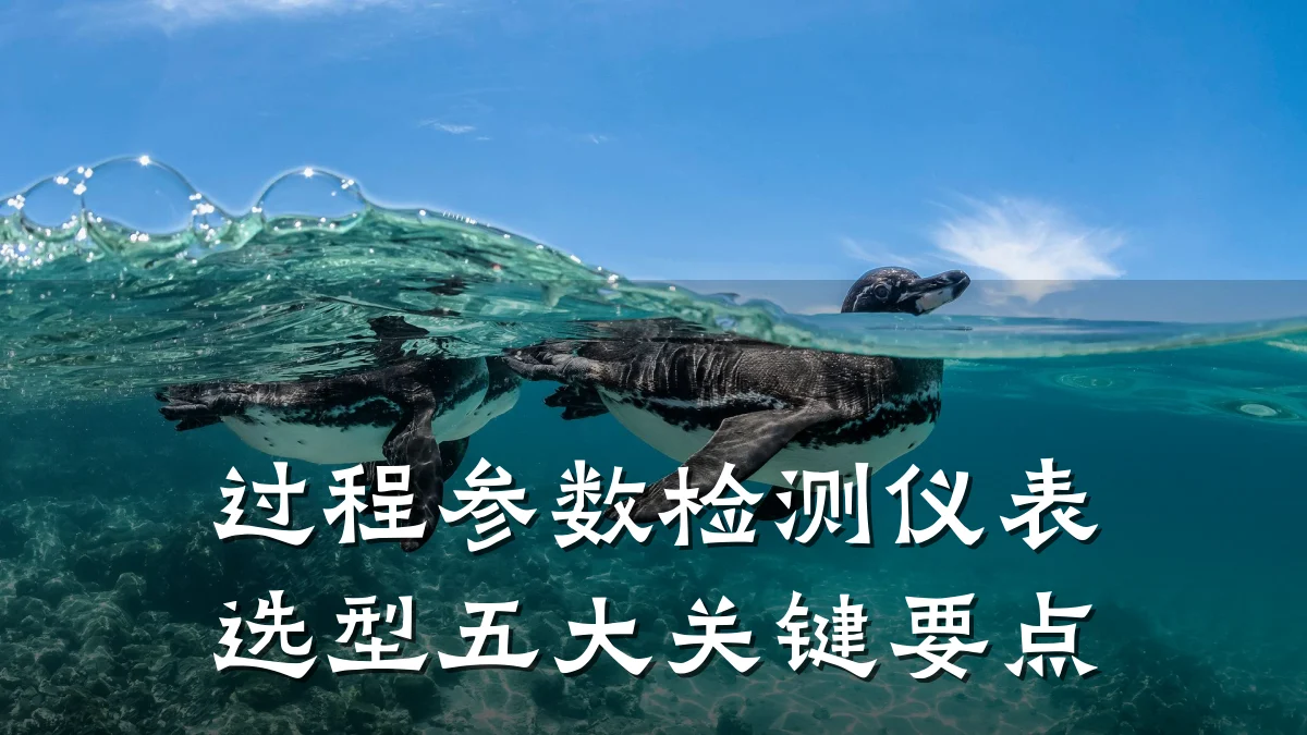 过程参数检测仪表选型五大关键要点