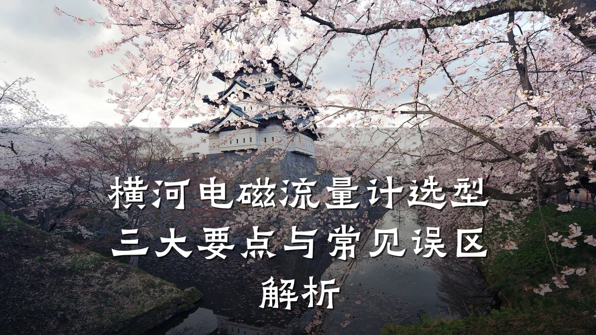横河电磁流量计选型三大要点与常见误区解析