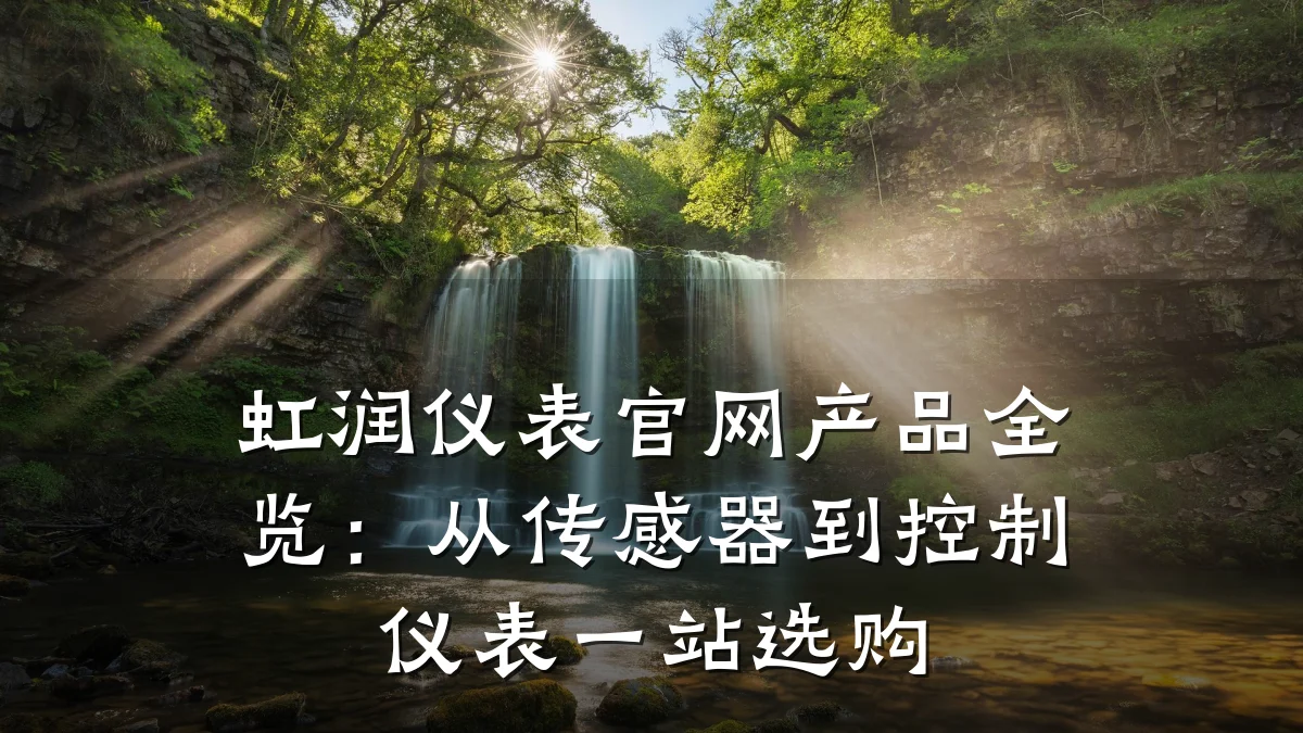 虹润仪表官网产品全览:从传感器到控制仪表一站选购