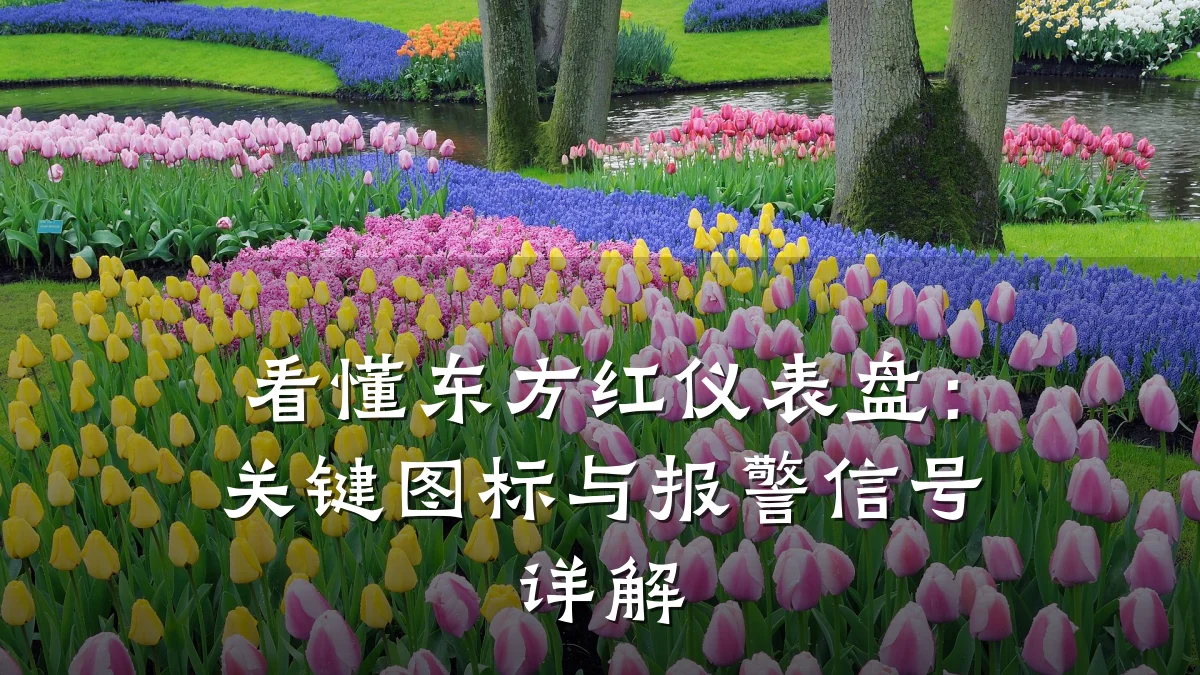 看懂东方红仪表盘:关键图标与报警信号详解