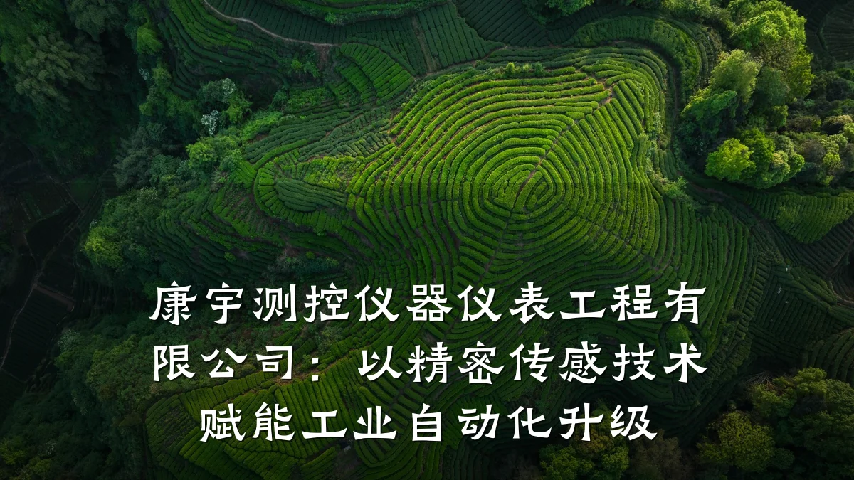 康宇测控仪器仪表工程有限公司:以精密传感技术赋能工业自动化升级