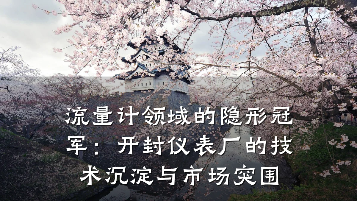 流量计领域的隐形冠军：开封仪表厂的技术沉淀与市场突围