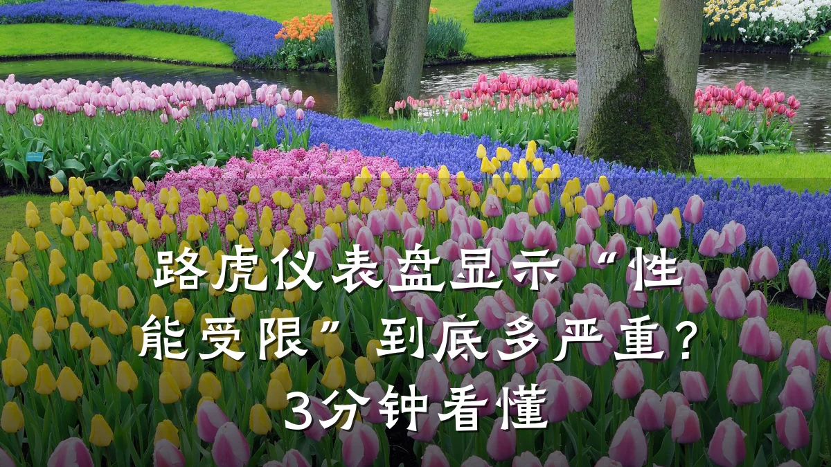 路虎仪表盘显示“性能受限”到底多严重？3分钟看懂