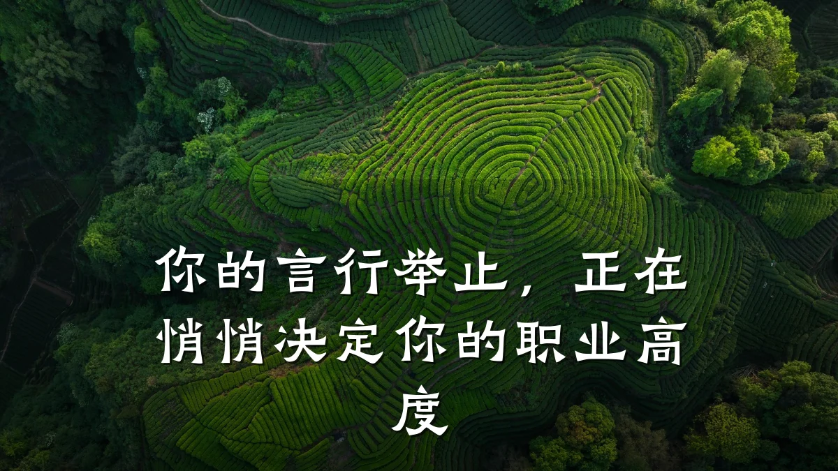 你的言行举止，正在悄悄决定你的职业高度