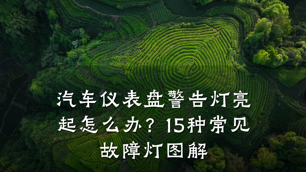 汽车仪表盘警告灯亮起怎么办?15种常见故障灯图解