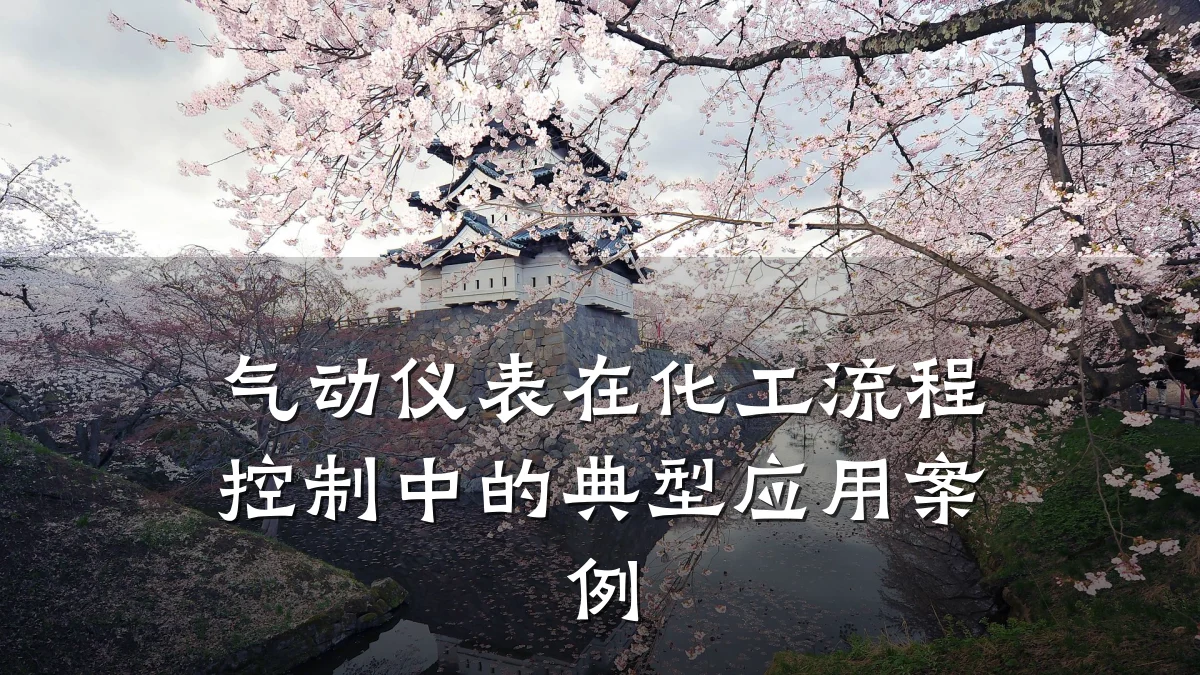 气动仪表在化工流程控制中的典型应用案例