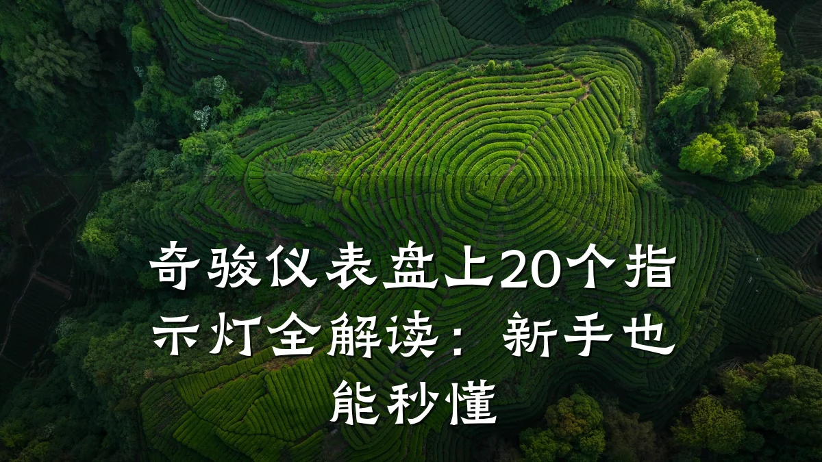 奇骏仪表盘上20个指示灯全解读：新手也能秒懂