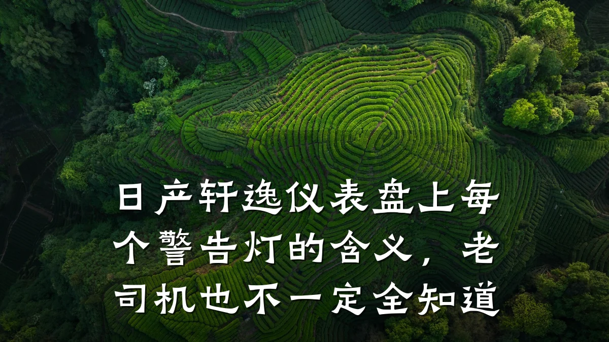 日产轩逸仪表盘上每个警告灯的含义,老司机也不一定全知道