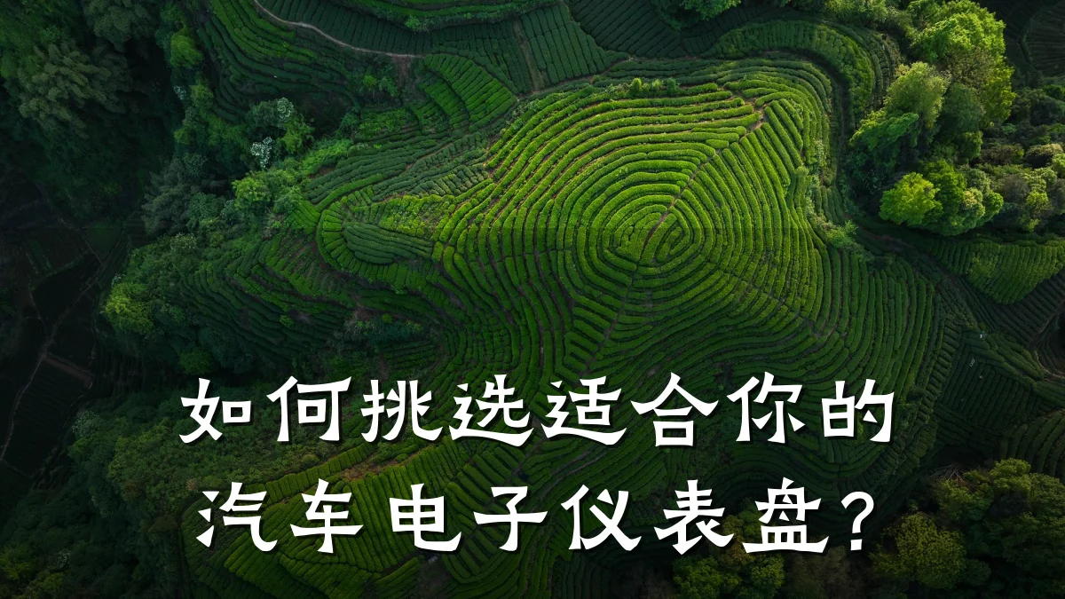 如何挑选适合你的汽车电子仪表盘?