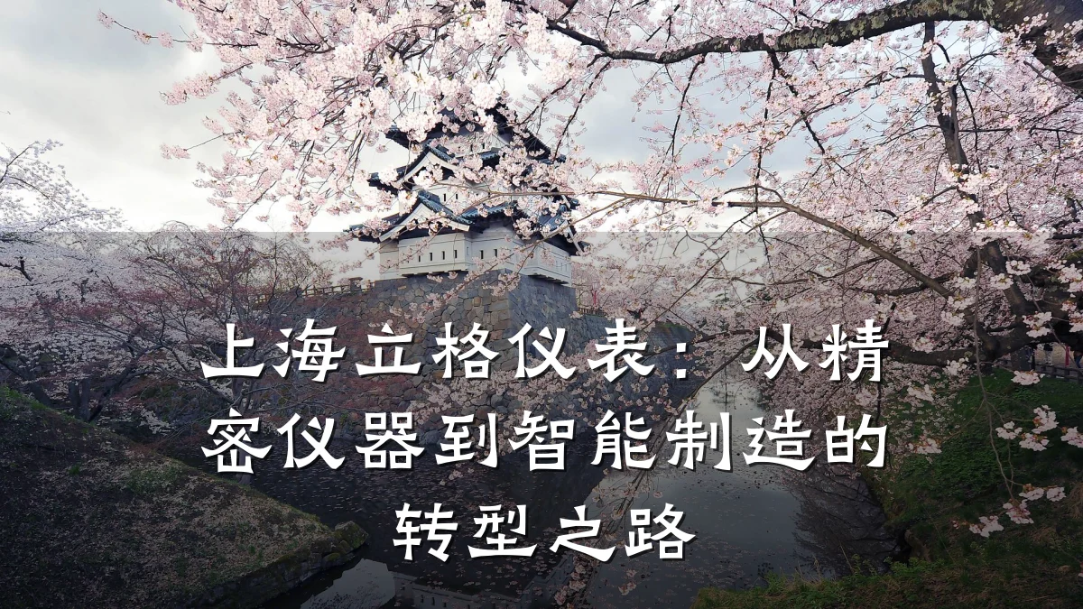上海立格仪表：从精密仪器到智能制造的转型之路