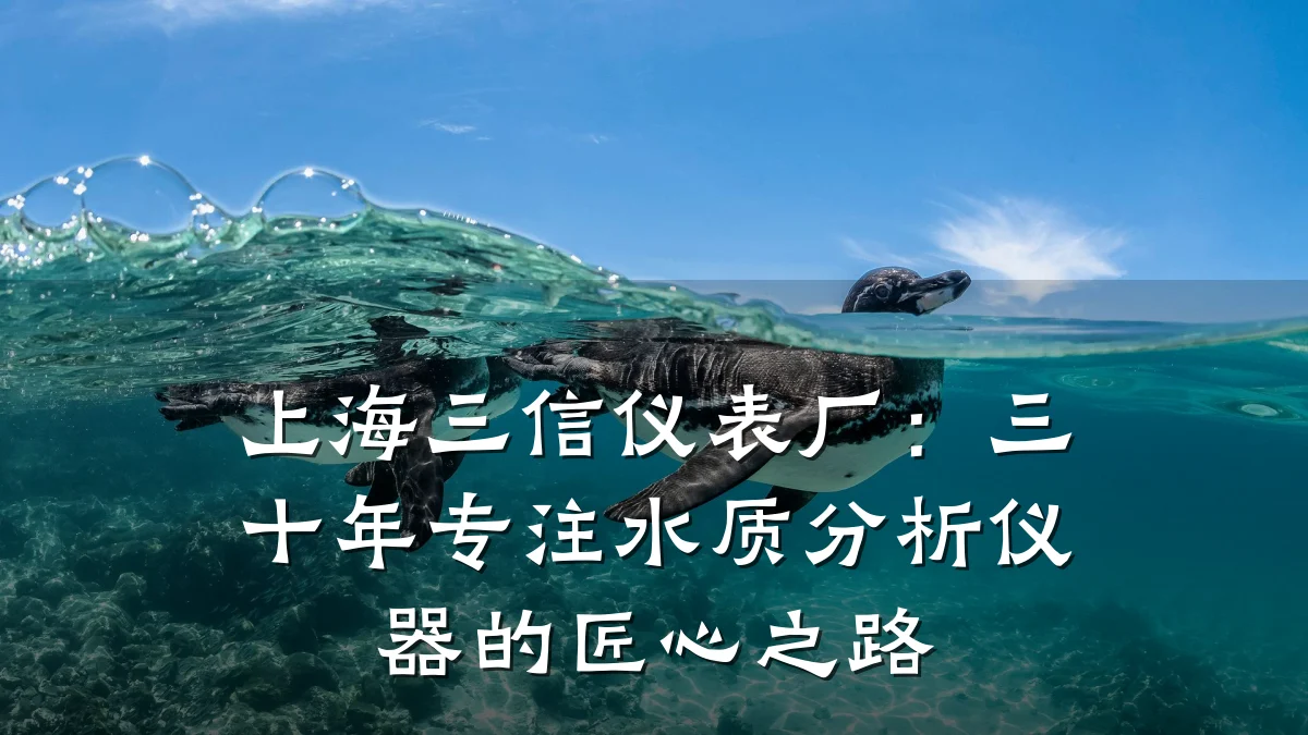 上海三信仪表厂:三十年专注水质分析仪器的匠心之路
