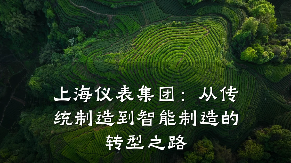 上海仪表集团:从传统制造到智能制造的转型之路