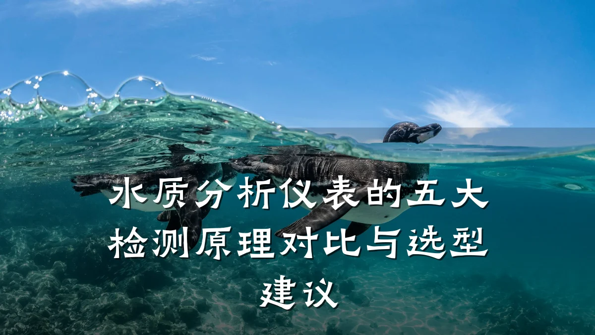 水质分析仪表的五大检测原理对比与选型建议