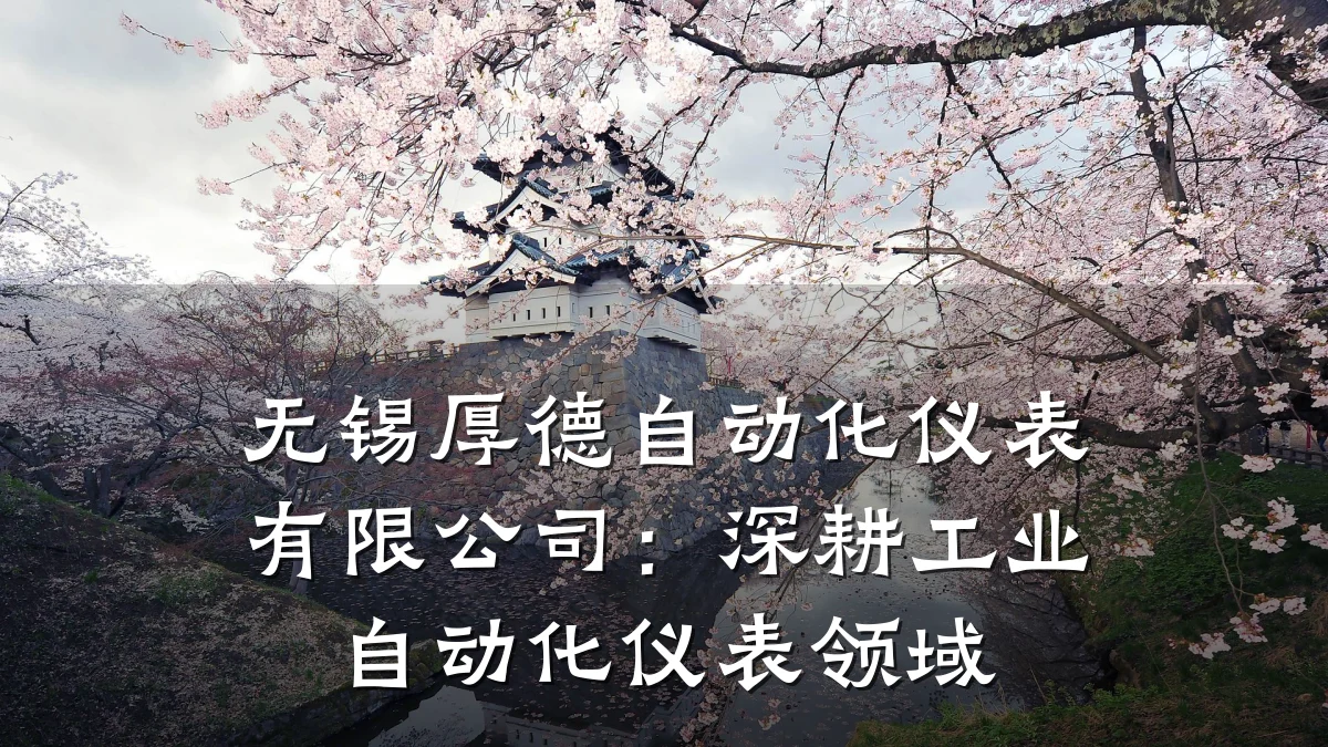 无锡厚德自动化仪表有限公司:深耕工业自动化仪表领域