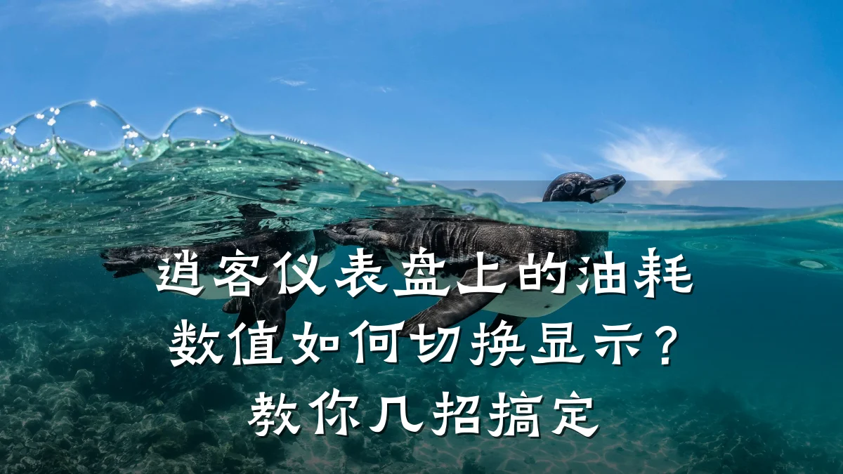 逍客仪表盘上的油耗数值如何切换显示?教你几招搞定