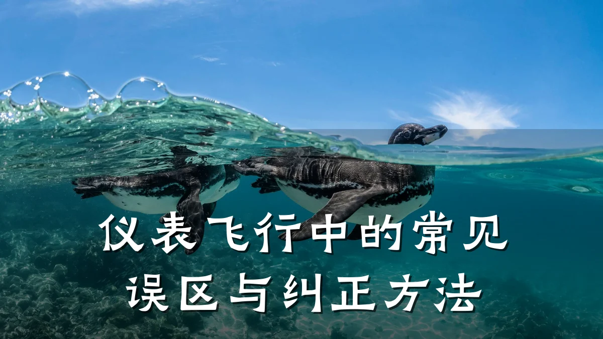 仪表飞行中的常见误区与纠正方法