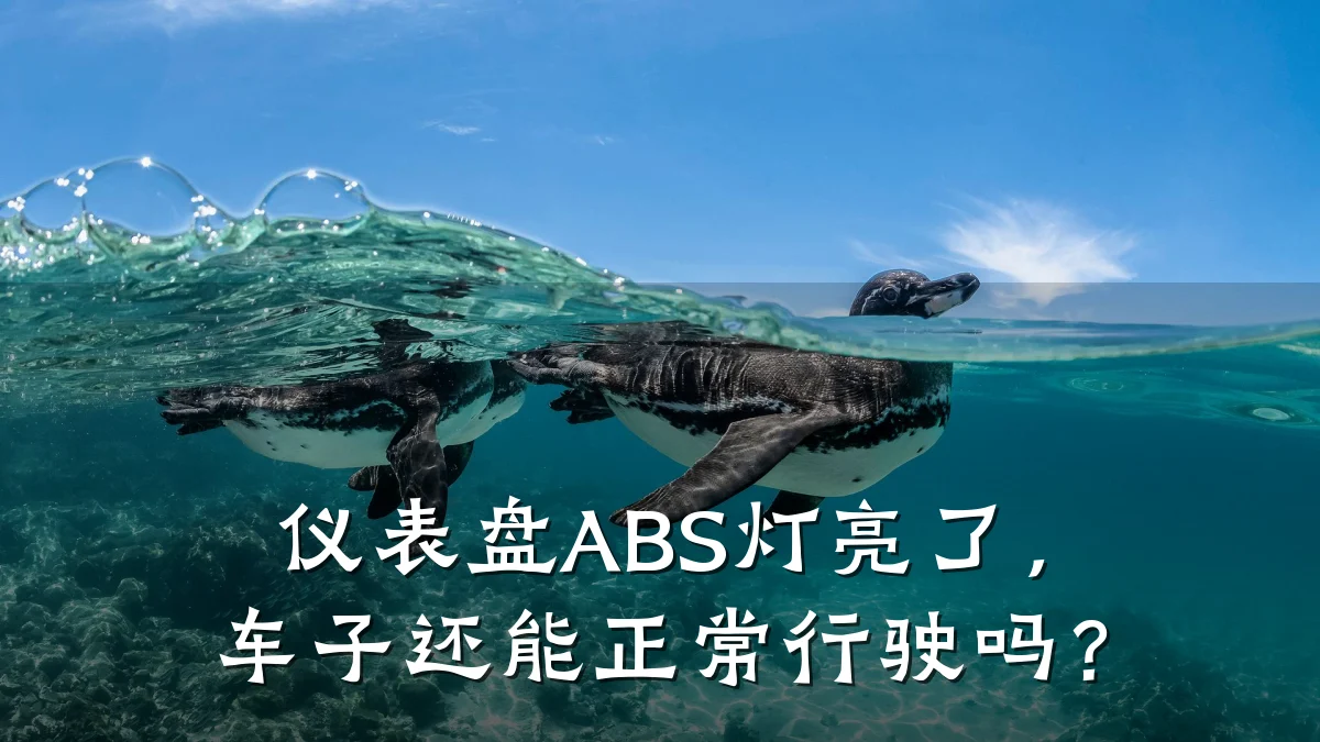 仪表盘ABS灯亮了，车子还能正常行驶吗？