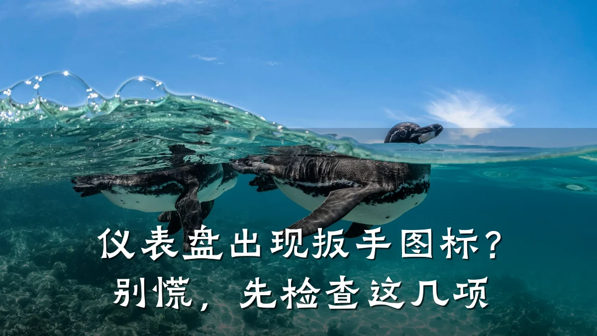 仪表盘出现扳手图标?别慌,先检查这几项