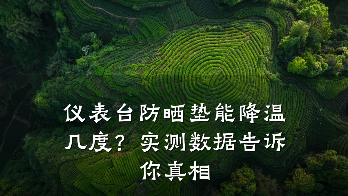 仪表台防晒垫能降温几度?实测数据告诉你真相