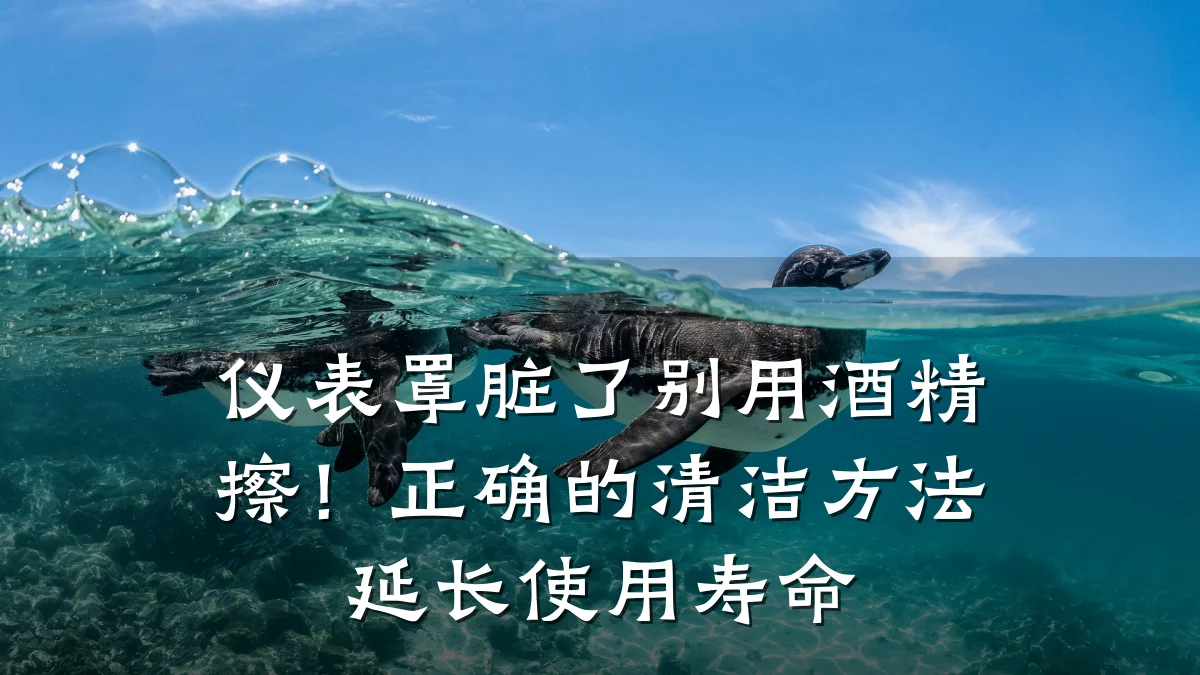 仪表罩脏了别用酒精擦!正确的清洁方法延长使用寿命