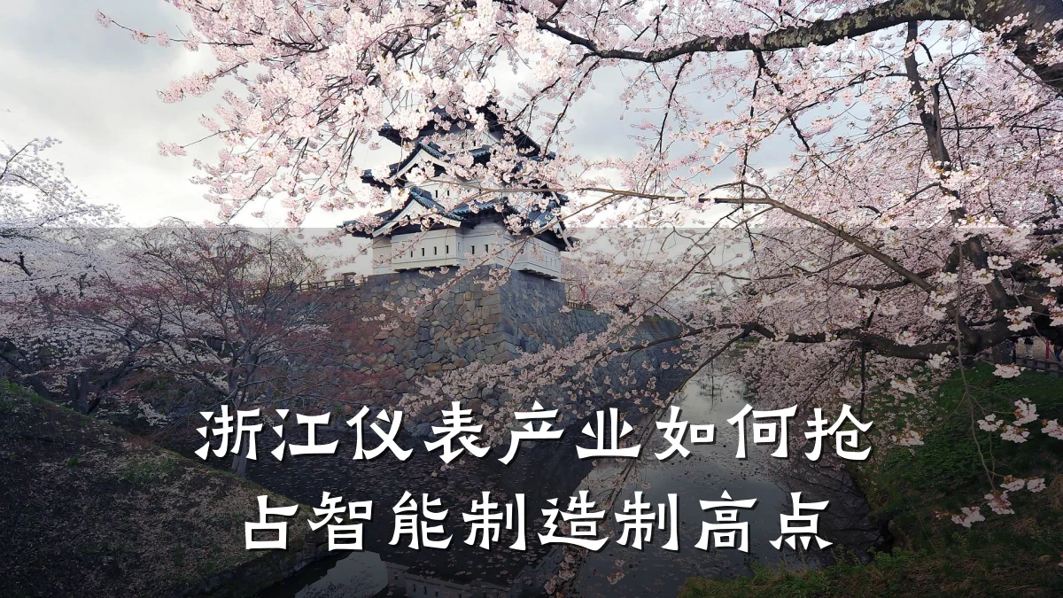 浙江仪表产业如何抢占智能制造制高点