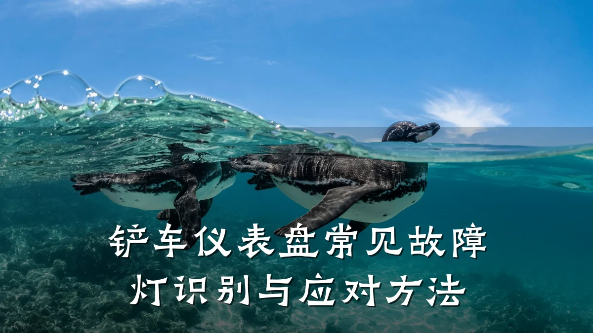铲车仪表盘常见故障灯识别与应对方法