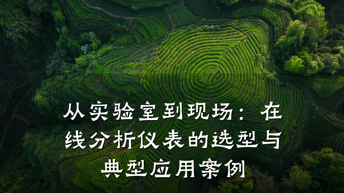 从实验室到现场:在线分析仪表的选型与典型应用案例