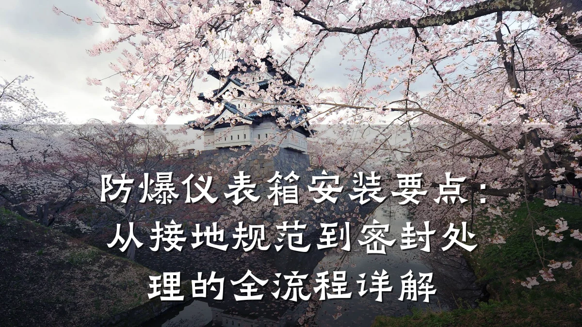 防爆仪表箱安装要点:从接地规范到密封处理的全流程详解