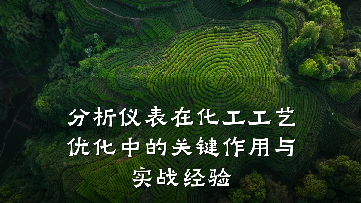 分析仪表在化工工艺优化中的关键作用与实战经验