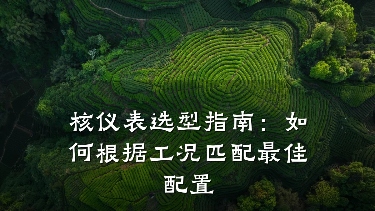 核仪表选型指南:如何根据工况匹配最佳配置