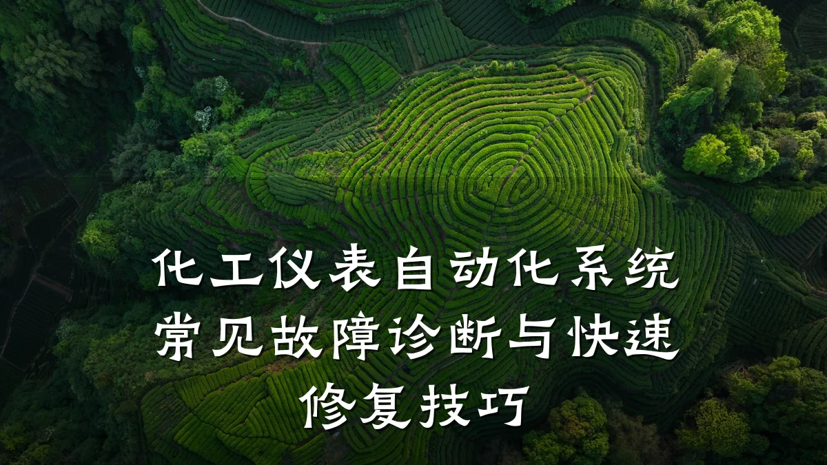 化工仪表自动化系统常见故障诊断与快速修复技巧