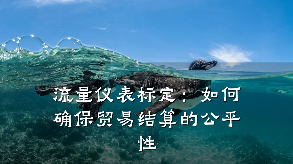 流量仪表标定:如何确保贸易结算的公平性