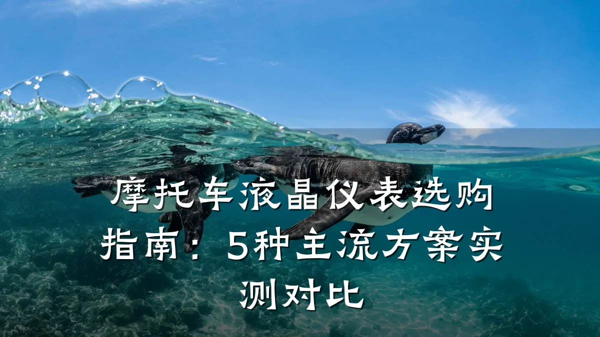 摩托车液晶仪表选购指南:5种主流方案实测对比