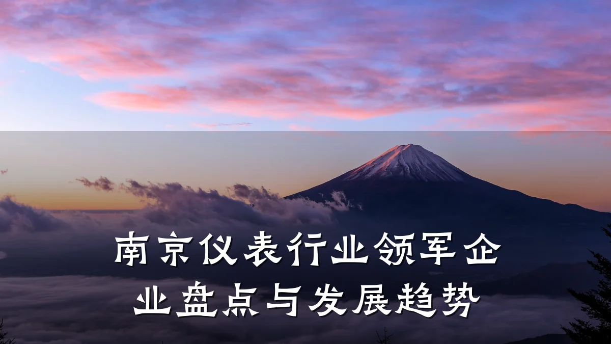 南京仪表行业领军企业盘点与发展趋势