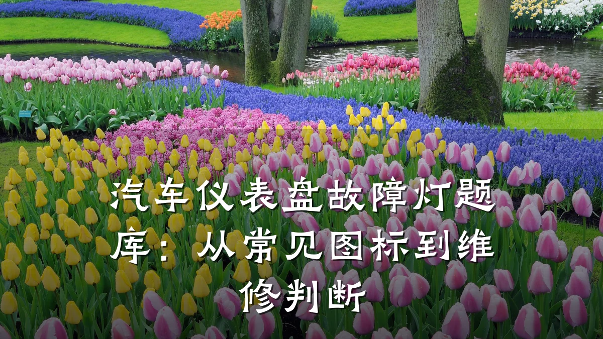 汽车仪表盘故障灯题库:从常见图标到维修判断