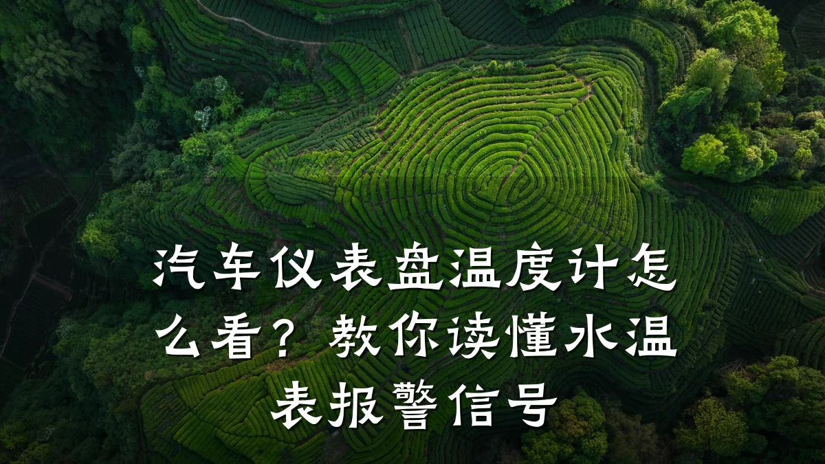 汽车仪表盘温度计怎么看?教你读懂水温表报警信号