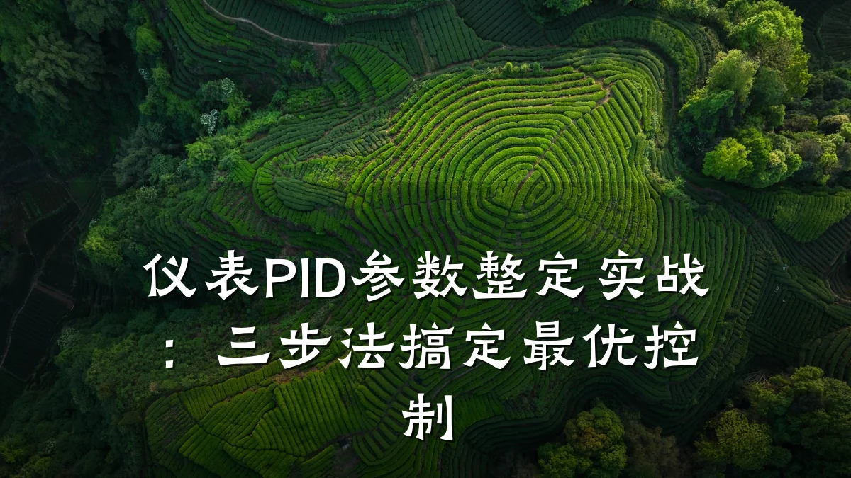 仪表PID参数整定实战:三步法搞定最优控制