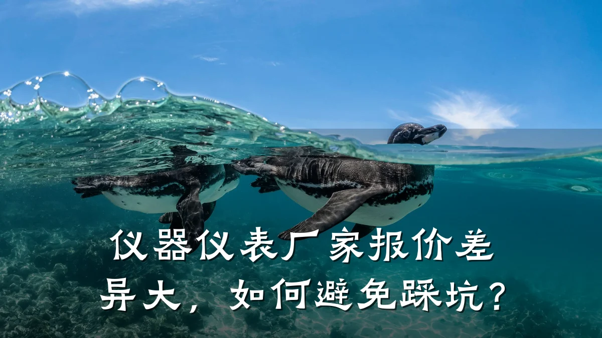 仪器仪表厂家报价差异大,如何避免踩坑?