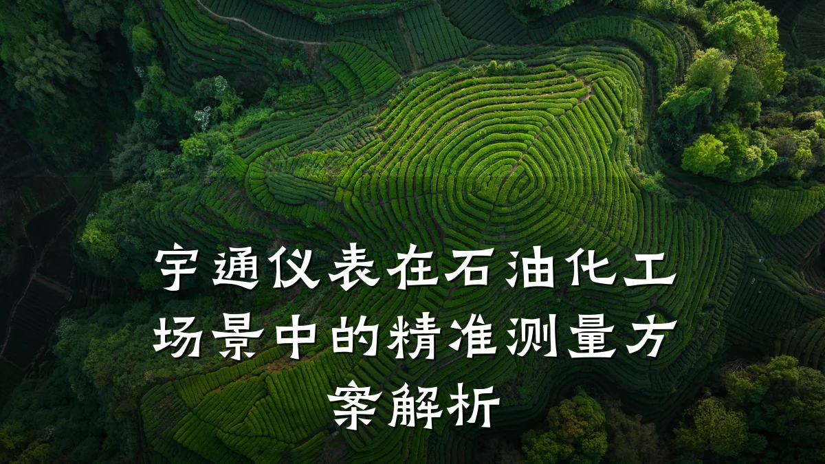 宇通仪表在石油化工场景中的精准测量方案解析