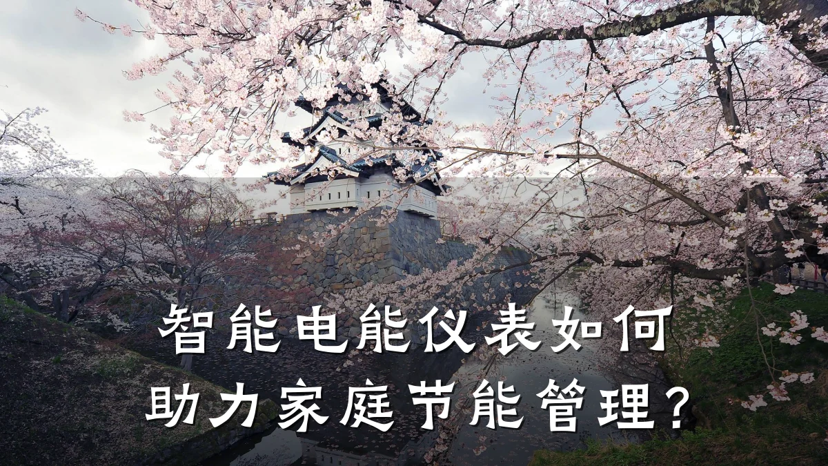 智能电能仪表如何助力家庭节能管理?
