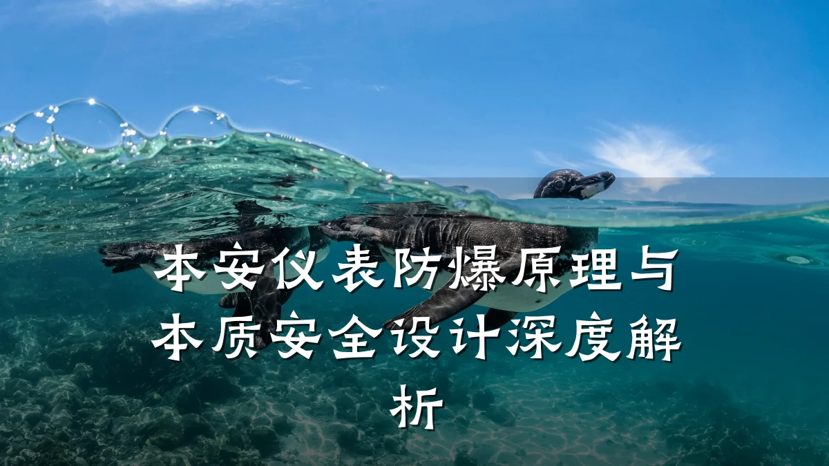 本安仪表防爆原理与本质安全设计深度解析