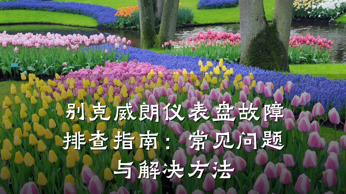 别克威朗仪表盘故障排查指南:常见问题与解决方法