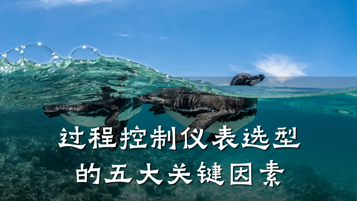 过程控制仪表选型的五大关键因素