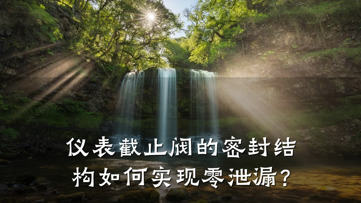 仪表截止阀的密封结构如何实现零泄漏?