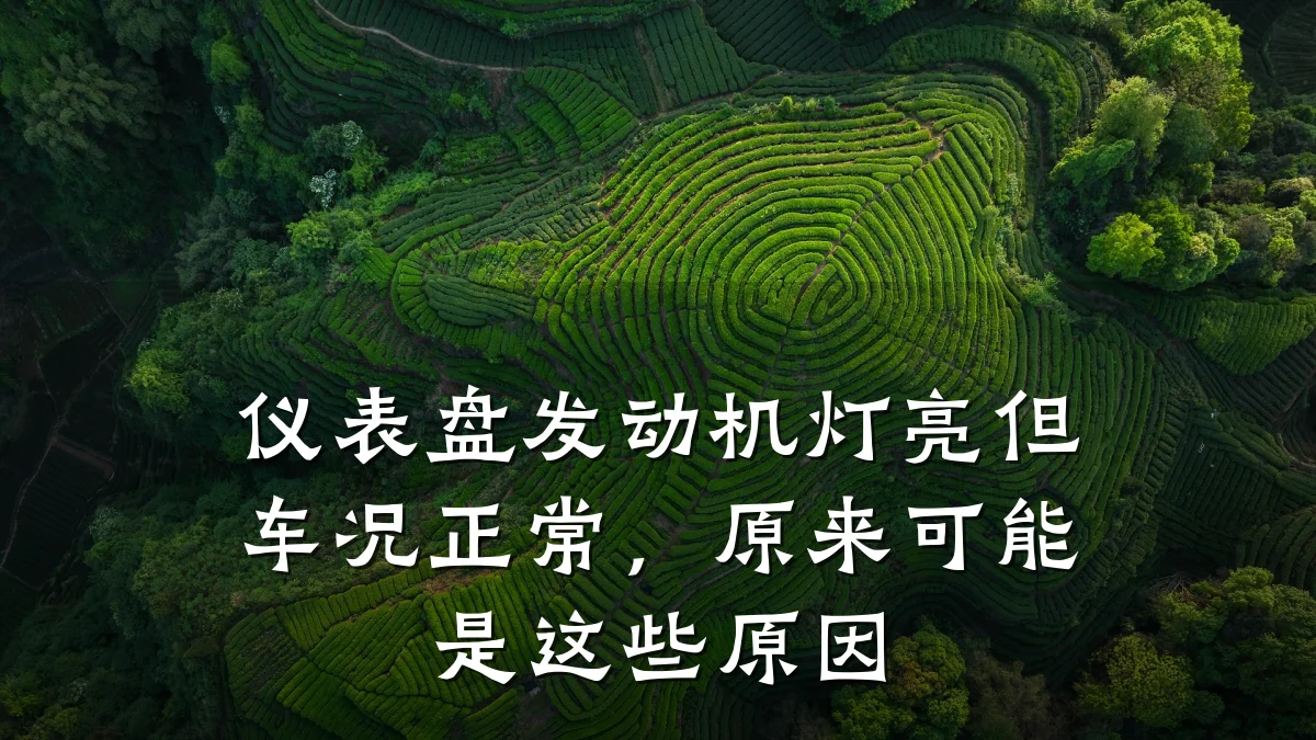 仪表盘发动机灯亮但车况正常,原来可能是这些原因