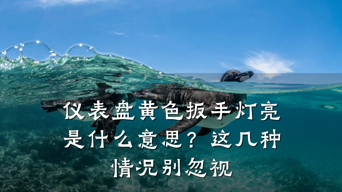 仪表盘黄色扳手灯亮是什么意思?这几种情况别忽视