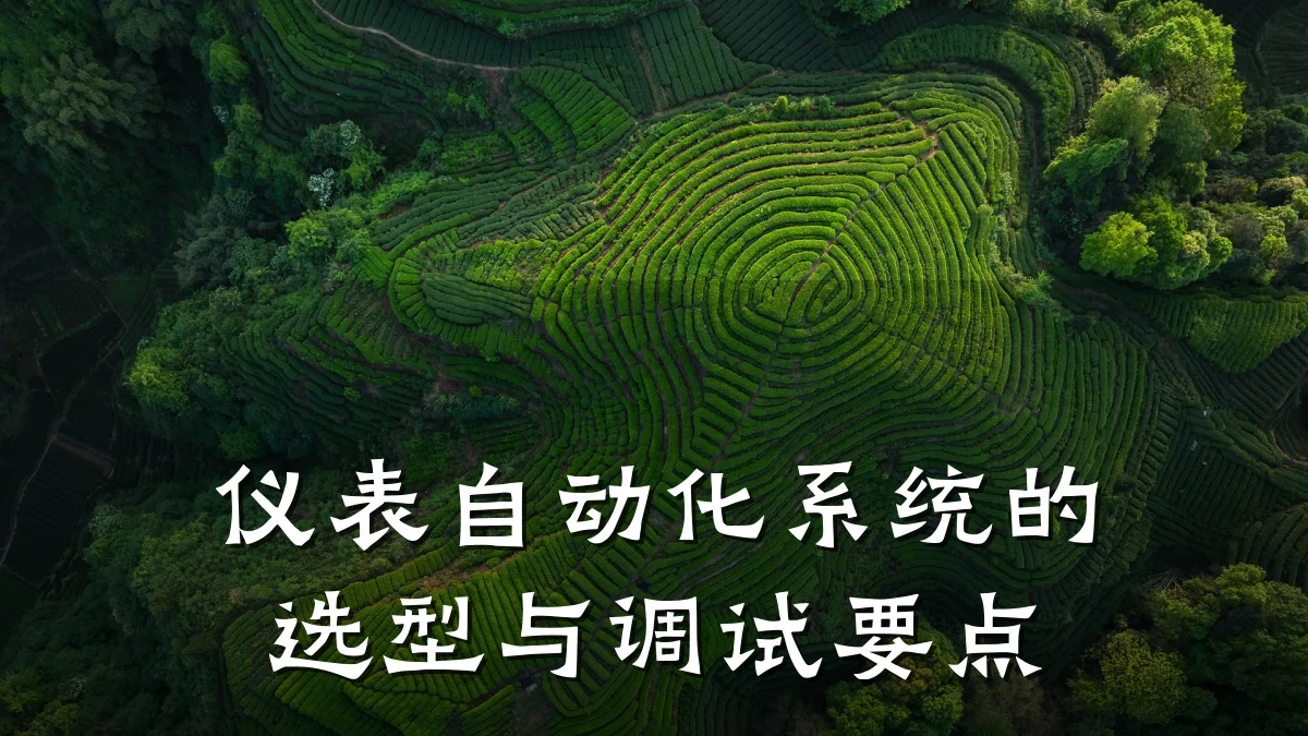 仪表自动化系统的选型与调试要点